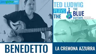 Benedetto's La Cremona Azzurra from the Blue Guitar Collection