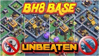 TOP-10 BUILDER HALL 8 || BH8 BASE WITH LINK + REPLAY || BH8 ANTI WITCH AND PEKKA || BH8 2025