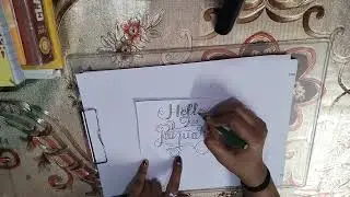 hello January || how to write January calligraphy || January month 2025 💞🥀🌷🌹 #hellojanuary #viral