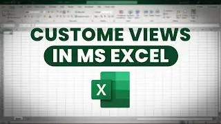 Custom Views in MS Excel _ Urdu/Hindi