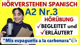 АУДИРОВАНИЕ ИСПАНСКОГО ЯЗЫКА A2 👉 С СОПРОВОЖДЕНИЕМ 👉 С ОБЪЯСНЕНИЕМ - УПРАЖНЕНИЯ 🎧 Слушайте и пони...