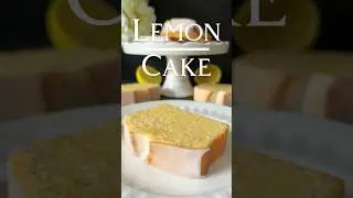 Lemon Cake Recipe 🤍🍋 (in the Description)
