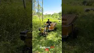 Motocultivador BFG 1000 @BuffaloMotoresAcopl   + Carreta Tra&ccedil;ada 400T @Maquinafort_industria