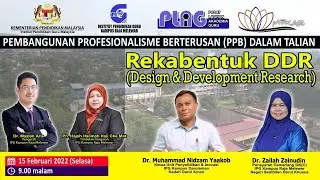 DrZailahLIVE: Rekabentuk DDR (Design & Development Research)