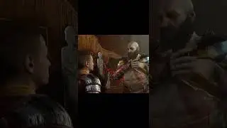 Kratos and Atreus hug each other 🥹 | Atreus Leave Norse Realm | God of War Ragnarok |#shorts