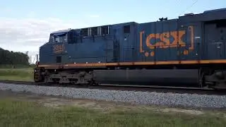 Quick Grab: CSX Grain Train G617-20 On the Mountaire Spur Track W/ Awesome Notching & K5HL Action