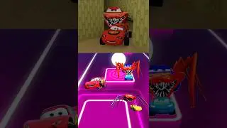 Lightning McQueen Tiles Hop Challenge ⚡ | Speed and Music Power!