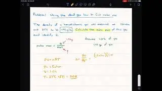 Finding Molar mass with Ideal gas