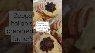Zeppole an Italian sweets prepared during father's day.