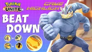 Pok&eacute;mon Unite Machamp Moveset+Unite Move Takedowns (Easy Kills) Outplays | Game Highlights |