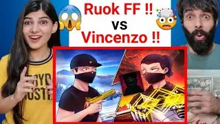 RUOK FF vs VINCENZO | Full GamePlay | Ruok ff Reaction Free Fire !!