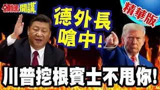 傻X說的就是你?德外長嗆中! | 轉頭討拍!只見川普挖根賓士!要求總部搬去美國?【頭條開講】精華版 @頭條開講HeadlinesTalk