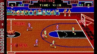 Double Dribble &copy; 1990 Konami - PC DOS - Gameplay