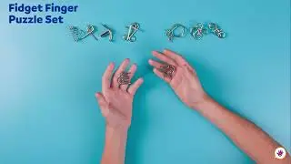 Fidget Finger Puzzle Set for busy hands & active minds