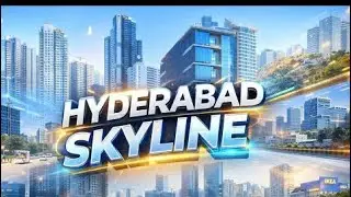 Skyline 4K | India's Fastest Growing City | Future of Urban India #telangana #hyderabad 