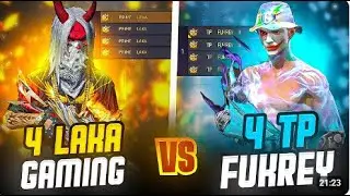 Laka Gamer Squad vs Tp Fukrey Squad in India Server😱 4 vs 4 Battle BetWeens Legends - Who Won??