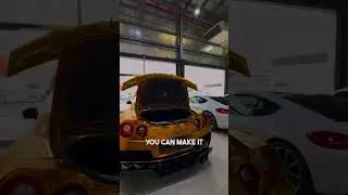 what's this? Nissan GTR ,one of one gold edition | Nissan gtr in dubai