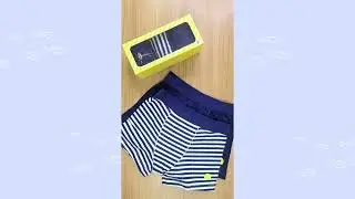Kit com 3 Cuequinhas Boxer Submarino