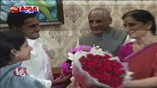 Senior BJP Leader Biswabhusan Harichandan Appointed As AP New Governor | Teenmaar News | V6 News