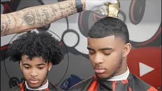 AFRO TO WAVES!! 2 YEARS OF GROWTH!! (MUST WATCH TRANSFORMATION!!) haircut tutorial