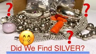 🤭 Did we Find REAL SILVER? Jewelry Unboxing & Sale Ep1 #Silver #925 #JewelrySale