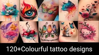 120+best tattoo designs ideas for boys and girls// Beautiful colourful tattoo designs ideas ❣️❣️