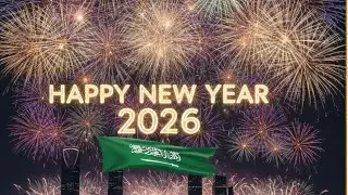 Happy New year 2026 Celebration Saudi Arabia | Firework in Riyadh | New year Firework 2026| Firework