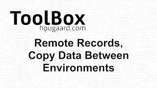 Удалённая запись с помощью ToolBox для Business Central: как копировать данные между средами.