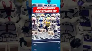 What your favorite Lego Star Wars clone trooper says about you! #lego #clonetrooper #clonewars