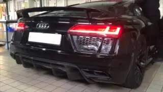 New R8, First Larini Exhaust system of it's kind and it sounds naughty.