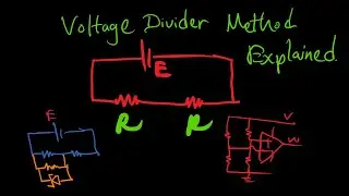 voltage divider method explained #physics #voltagecontrol