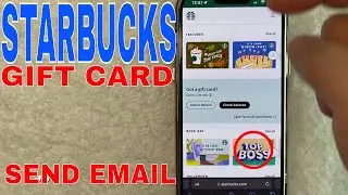 ✅  How To Send Starbucks Gift Card Via Email 🔴