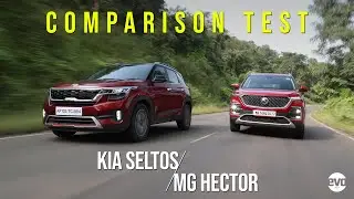 MG Hector vs Kia Seltos (petrol DCTs) | A Very Serious Comparison Test | evo India