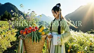 🍃 Chinese Farm Girl Daily Life | Harvesting Vegetables, Cooking, and Relaxing in Nature