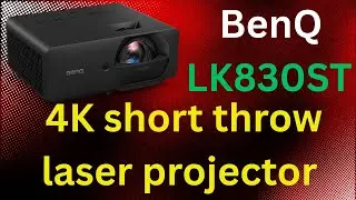 New BenQ LK830ST 4K Short Throw Laser Projector Worth $2,499