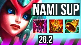 NAMI & Corki vs BLITZCRANK & Yunara (SUP) | 15K damage | EUW Grandmaster | 26.2