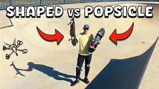 Shaped vs Popsicle &ndash; Best Setup for Transition (Skating Again at 47)