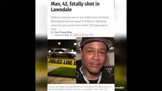 Anthony Harvey 42 fatally sh9t in Lawndale sh99ting. No further information given...