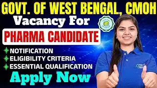 West Bengal AYUSH Pharmacist Recruitment 2026 | Homeopathy & Ayurveda | Apply Online