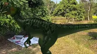 Dinosaur attack in real life 