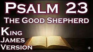 Psalm 23 - The Good Shepherd (With words - KJV) | God Our Protector | Prayer for Protection