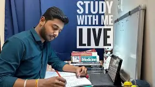 🔴 LIVE Study With Me | MBBS |  Focus Study 📚| pomodoro