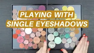 REARRANGING & ORGANIZING MY SINGLE EYESHADOWS | Hannah Louise Poston | MY BEAUTY BUDGET