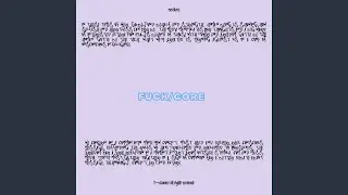 Fuck/Core (2022 for Peace Edit)