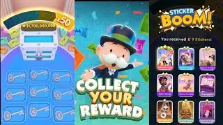 Monopoly go | Community chest x50 reward | Purple pack + sticker boom 💥 #monopolygo  @monopolygo