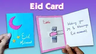 DIY Eid Card Tutorial | Easy & Creative Eid Greeting Card Ideas