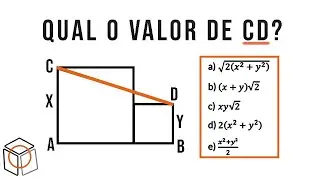 Profmat ENA 2021 Questão 5 Resolvida Geometria Plana e Teorema de Pitágoras