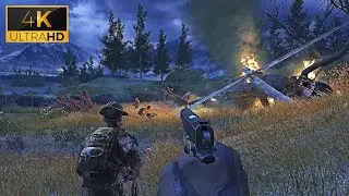 Behind Enemy Lines｜Call of Duty 4 Modern Warfare Enhanced Graphics [4K 60FPS]