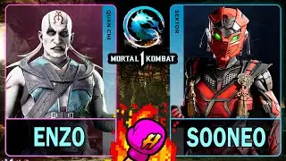 MK1 Энзо (QUAN CHI) против Сунео (SEKTOR)🥊Mortal Kombat 1🥊4K 60ᶠᵖˢ