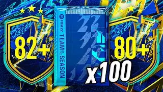 100x TOTS PACKS & 82+/80+ PLAYER PICKS! 👀 FIFA 22 Ultimate Team